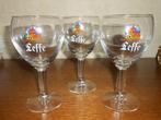 3 leffe glazen, Utilisé, Enlèvement ou Envoi