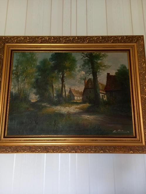 Schilderij van ERNEST BRAUNS., Antiek en Kunst, Kunst | Schilderijen | Klassiek, Ophalen