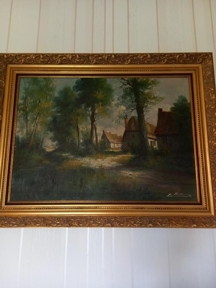 Schilderij van ERNEST BRAUNS., Antiek en Kunst, Kunst | Schilderijen | Klassiek, Ophalen