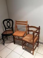 De drie stoeltjes!  Opruiming, Antiek en Kunst, Antiek | Meubels | Stoelen en Sofa's, Ophalen of Verzenden