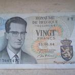 Bankbiljet van 20 frank, van 15/06/1964, Postzegels en Munten, Bankbiljetten | België, Ophalen of Verzenden