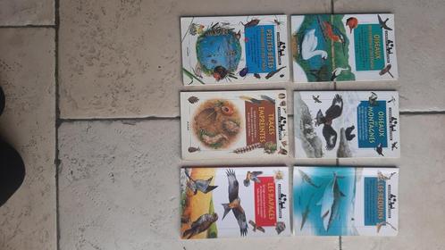 6 Carnets de nature Oiseaux, requins, animaux, empreintes, Livres, Grossesse & Éducation, Utilisé, Éducation à partir de 10 ans