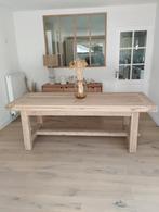 Grande table de ferme 2m20 en chêne massif, Maison & Meubles, Enlèvement ou Envoi, Comme neuf, Chêne