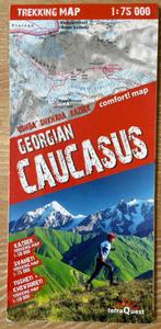 Wandelgids en meerdere kaarten Georgië, Enlèvement ou Envoi, Comme neuf, Guide de balades à vélo ou à pied