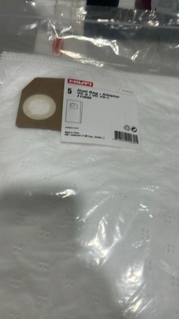 Stofzak hilti beschikbaar voor biedingen