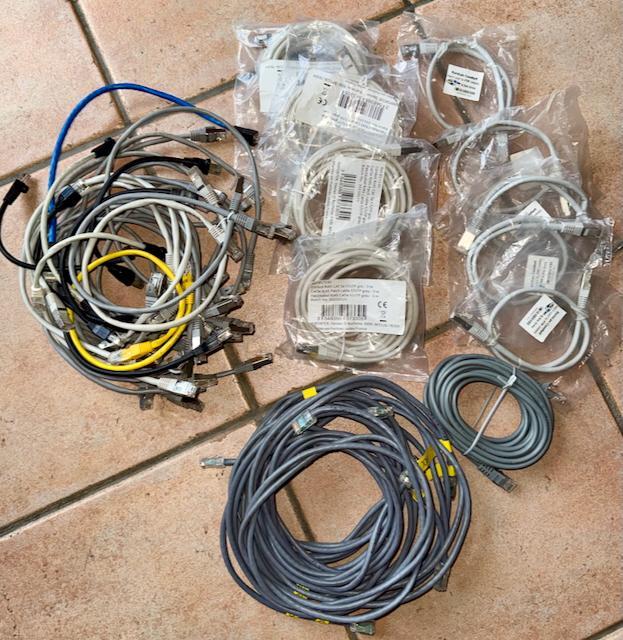 lot de Câbles éthernet Cat 5E, Informatique & Logiciels, Pc & Câble réseau, Comme neuf, Enlèvement ou Envoi