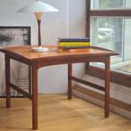 Folke Ohlsson, « Frisco », banquette/table d'appoint, Tingst, 45 à 60 cm, Scandinavisch vintage design, Bois, Enlèvement