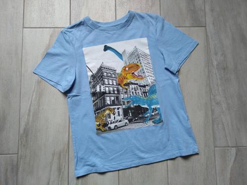 ★ M128 - T-Shirt dino, Kinderen en Baby's, Kinderkleding | Maat 128, Zo goed als nieuw, Jongen, Shirt of Longsleeve, Ophalen of Verzenden