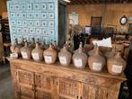 Unieke Mandflessen jaren 70 gebruikt voor Sherry Decoratief, Ophalen of Verzenden
