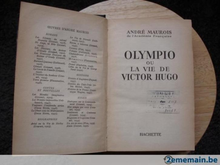 Olympio of het leven van Victor Hugo, Boeken, Literatuur, Gelezen, Ophalen