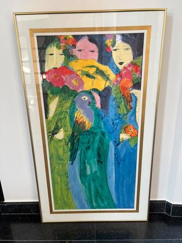 Walasse Ting reproductie, Antiek en Kunst, Ophalen