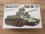 Tamiya T-34/76 1943 Production Model 1/35, Hobby en Vrije tijd, Modelbouw | Auto's en Voertuigen, Tank, 1:32 tot 1:50, Ophalen of Verzenden