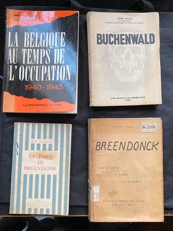 Lot de 4 livres anciens sur Breendonk, Livres, Enlèvement ou Envoi, Utilisé