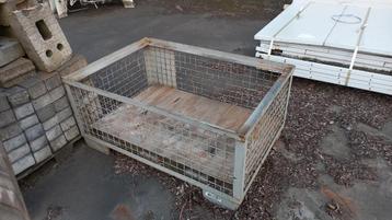 Metalen stapelbak 1 euro pallet