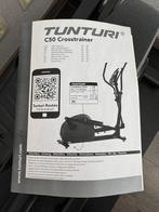 Crosstrainer Tunturi Performance C50 + beschermingsmat, Enlèvement, Comme neuf, Vélo elliptique