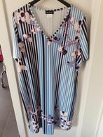 M. COLLECTION Recht kleed met print Maat: (B) 54 Prijs: € 5, M. Collection, Blauw, Jurk, Ophalen of Verzenden