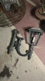 Antieke wand lantaarn, straztverlichting. Muurlamp gietijzer, Tuin en Terras, Ophalen, Gebruikt