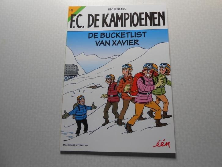 F.C. De kampioenen 101 De bucketlist van Xavier 2018 1 ste, Boeken, Stripverhalen, Nieuw, Eén stripboek, Ophalen of Verzenden