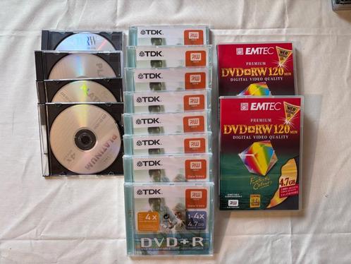 14 lege DVD+RW - met doosjes - Nooit uitgepakt!, Computers en Software, Beschrijfbare discs, Nieuw, Dvd, Ophalen of Verzenden