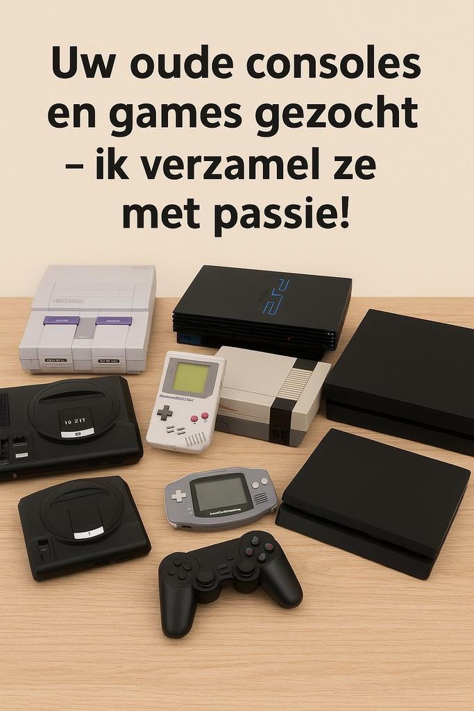 Geef uw oude consoles en games een nieuw thuis bij mij!, Games en Spelcomputers, Spelcomputers | Overige, Gebruikt, Ophalen of Verzenden