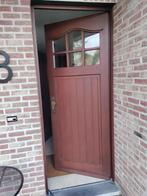 Houten voordeur, Doe-het-zelf en Bouw, Ophalen, Gebruikt, 80 tot 100 cm, 215 cm of meer