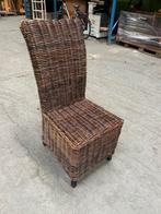 Set van 6 rotan/rieten stoelen, Ophalen, Bruin, Klassiek, Riet of Rotan