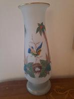Oude opalinevaas, 34cm hgte, Ophalen of Verzenden