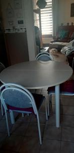 Table de cuisine  et 4 chaises   1m10  allongable, Ophalen, Gebruikt
