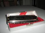 Mondharmonica, Muziek en Instrumenten, Blaasinstrumenten | Mondharmonica's, Ophalen, Zo goed als nieuw, Met koffer of doosje, C-mondharmonica