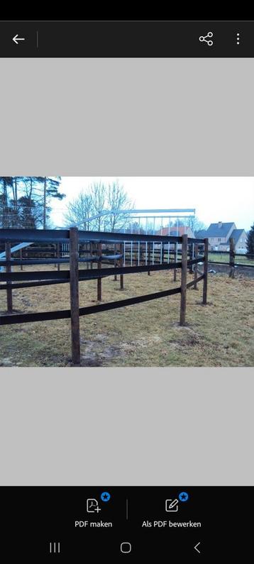 Stapmolen  voor 4 paarden zonder omheining., Dieren en Toebehoren, Ophalen, Zo goed als nieuw