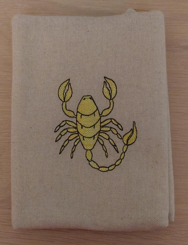 Stoffen hoes voor boek of dagboek: Scorpio zodiac, Boeken, Overige Boeken, Nieuw, Ophalen of Verzenden
