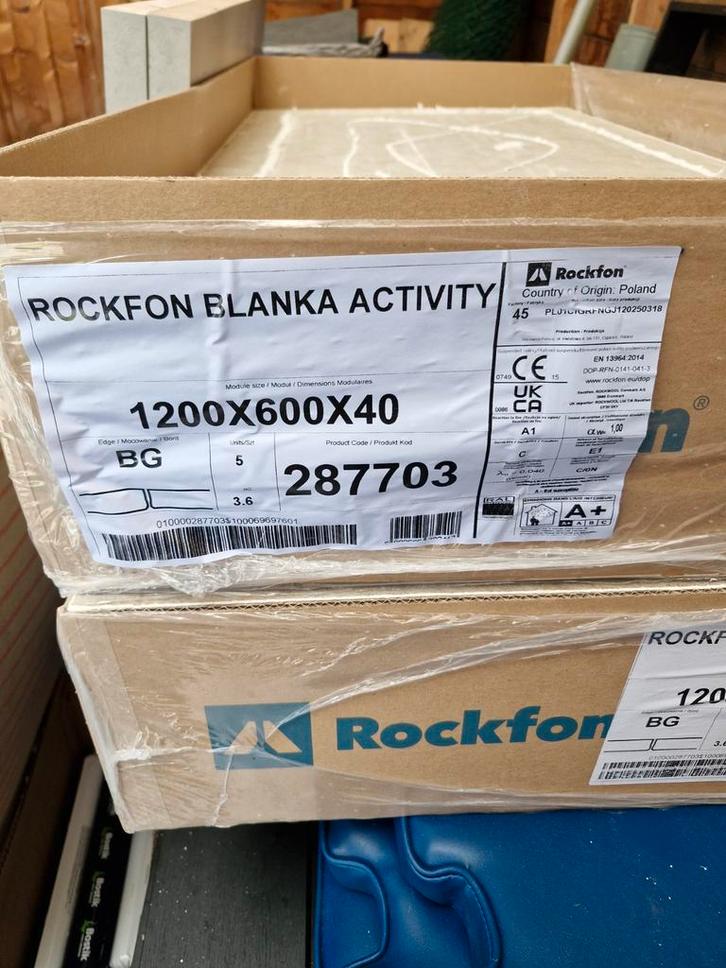 Geluidsisolerende panelen voor plafond of muur., Bricolage & Construction, Dalles & Carrelages, Enlèvement