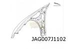 Jaguar I-Pace voorscherm Rechts Origineel! T4K12848LML, Nieuw, Spatbord, Jaguar, Ophalen of Verzenden