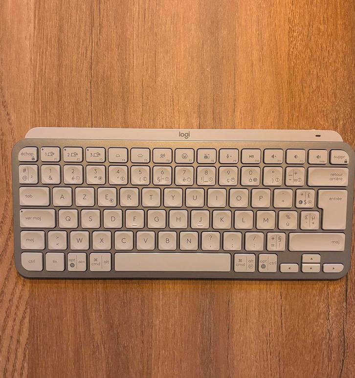 Logitech MX Keys Mini, Informatique & Logiciels, Claviers, Comme neuf, Azerty, Enlèvement ou Envoi