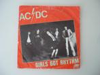 Single vinyl AC-DC ( Girls got rhythm ), Cd's en Dvd's, Vinyl Singles, Rock en Metal, Gebruikt, Ophalen of Verzenden, Single