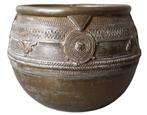 bronzen rijst maatbeker Dhokra., Antiquités & Art, Antiquités | Ustensiles de cuisine, Enlèvement ou Envoi