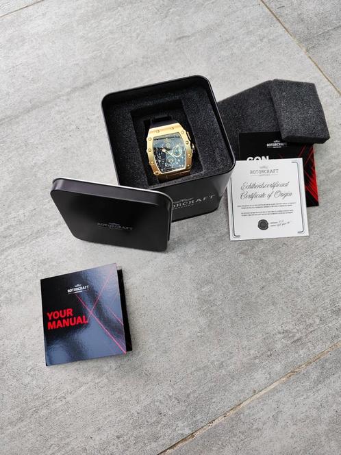 Rotorcraft watch Commander RC6903 Chrono, Handtassen en Accessoires, Horloges | Heren, Nieuw, Polshorloge, Overige merken, Staal