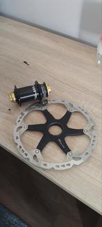 Shimano hub en remschijf 200mm, Fietsen en Brommers, Fietsonderdelen, Ophalen, Zo goed als nieuw