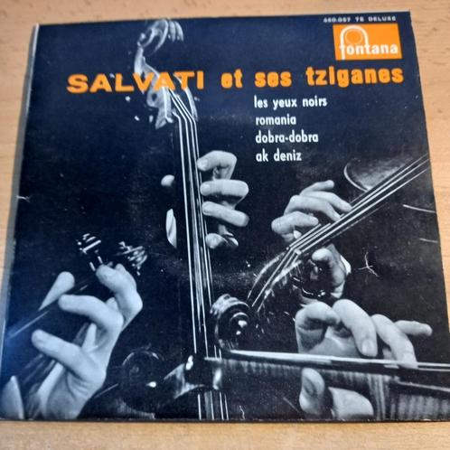 Salvati Et Ses Tziganes ‎– Les Yeux Noirs - Ep, CD & DVD, Vinyles Singles, Utilisé, EP, Musique du monde, 7 pouces, Enlèvement ou Envoi
