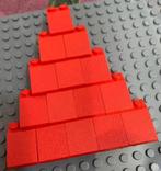 Vintage rode schuine legoblokjes (dak), Comme neuf, Briques en vrac, Lego, Enlèvement ou Envoi