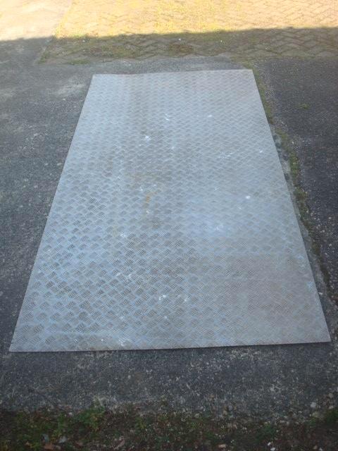 Aluminium Traanplaat Aanhanger Aanhangerbodem 1 stuk, Auto diversen, Autogereedschap, Gebruikt, Ophalen