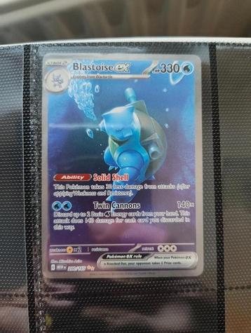 Blastoise  EX 151 beschikbaar voor biedingen