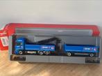 Herpa Iveco S-Way REINERT combinatie met kraan 1/87, Hobby en Vrije tijd, Ophalen of Verzenden, Zo goed als nieuw, Bus of Vrachtwagen