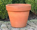 Italiaanse terracotta bloempot - vorstbestendig, Terracotta, Tuin, Rond, Ophalen of Verzenden