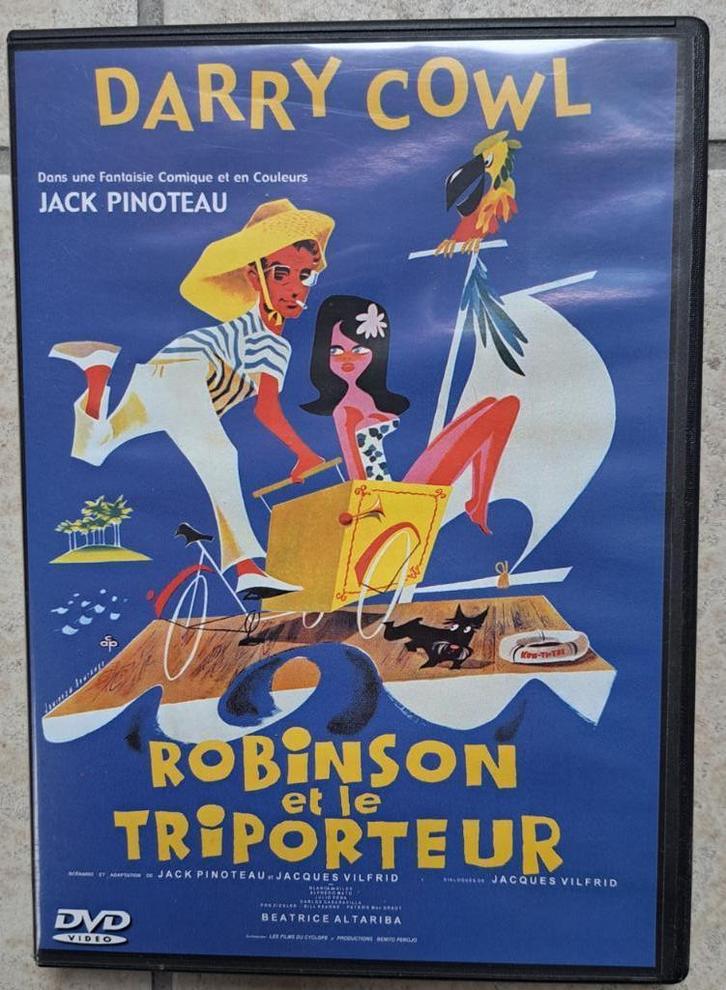 DVD avec Darry Cowl Robinson et le triporteur, Cd's en Dvd's, Dvd's | Komedie, Verzenden