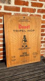 Duvel reclame bord hout., Verzamelen, Biermerken, Ophalen of Verzenden, Zo goed als nieuw, Reclamebord, Plaat of Schild, Duvel