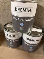 Drenth donkergrijze lak (ral 7042) 1liter, Ophalen of Verzenden, Nieuw, Materiaal