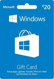 Microsoft Giftcard €20 beschikbaar voor biedingen