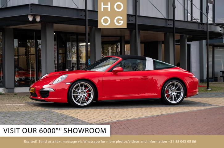 Porsche 911 3.8 TARGA 4S (bj 2014, automaat), Auto's, Porsche, Bedrijf, Te koop, Lederen bekleding, Open dak, Benzine, Euro 6