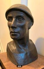 mijnwerker in brons of gietijzer., Antiek en Kunst, Ophalen, Brons